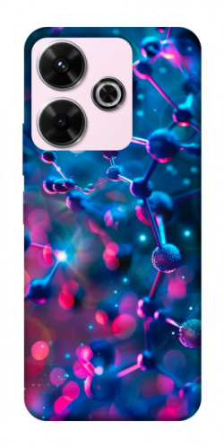 Чехол itsPrint Neon molucula для Xiaomi Redmi 13 4G / Poco M6 4G