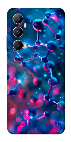 Чехол itsPrint Neon molucula для Realme C65 4G