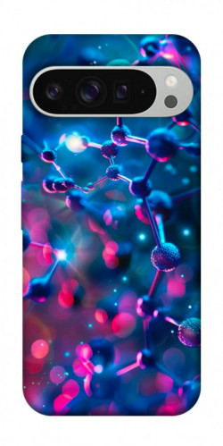Чехол itsPrint Neon molucula для Google Pixel 9 Pro XL
