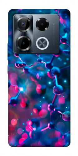 Чехол itsPrint Neon molucula для Infinix Note 40 Pro 4G