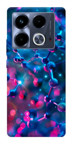 Чехол itsPrint Neon molucula для Infinix Note 40 4G