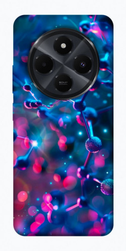 Чехол itsPrint Neon molucula для Xiaomi Redmi 14C / Poco C75