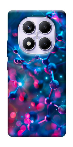 Чехол itsPrint Neon molucula для Xiaomi Redmi Note 14 Pro 4G
