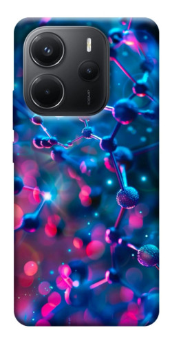 Чехол itsPrint Neon molucula для Xiaomi Redmi Note 14 4G (Europe version)