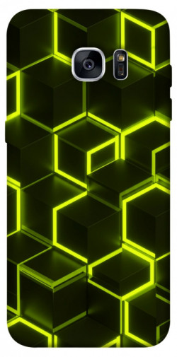 Чехол itsPrint Neon hexagon для Samsung G935F Galaxy S7 Edge
