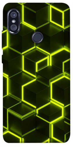 Чехол itsPrint Neon hexagon для Xiaomi Redmi Note 5 Pro / Note 5 (AI Dual Camera)