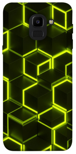 Чехол itsPrint Neon hexagon для Samsung J600F Galaxy J6 (2018)