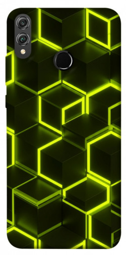 Чехол itsPrint Neon hexagon для Huawei Honor 8X
