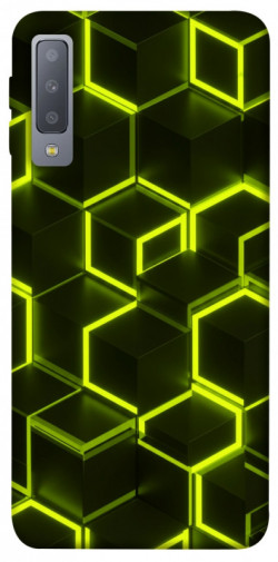Чехол itsPrint Neon hexagon для Samsung A750 Galaxy A7 (2018)