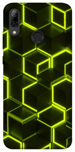 Чехол itsPrint Neon hexagon для Huawei P Smart (2019)