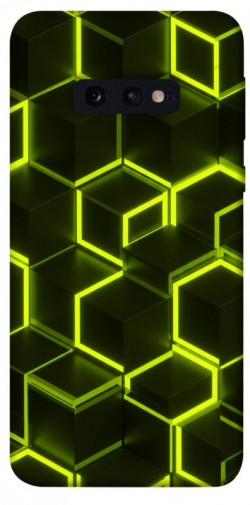 Чехол itsPrint Neon hexagon для Samsung Galaxy S10e