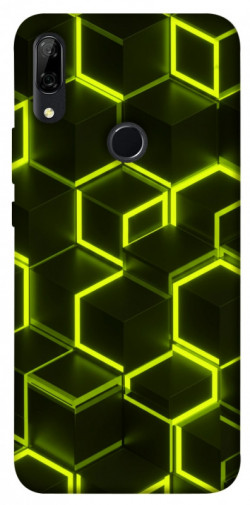 Чехол itsPrint Neon hexagon для Huawei P Smart Z