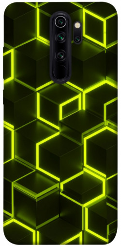 Чехол itsPrint Neon hexagon для Xiaomi Redmi Note 8 Pro