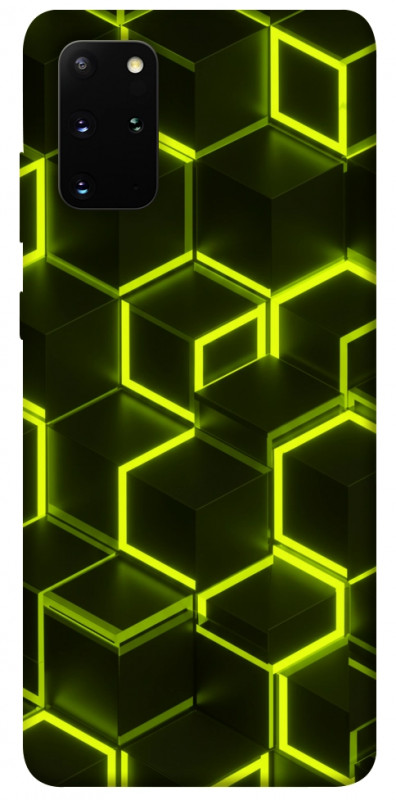 Чехол itsPrint Neon hexagon для Samsung Galaxy S20+, паттерн, купить оптом с доставкой