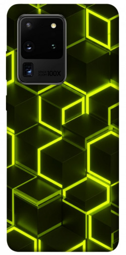Чехол itsPrint Neon hexagon для Samsung Galaxy S20 Ultra