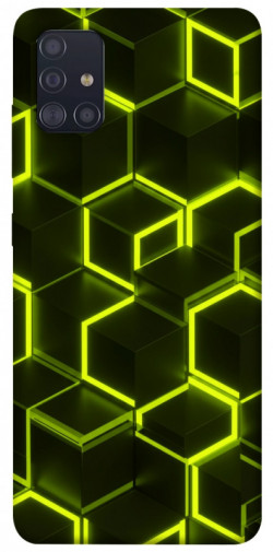 Чехол itsPrint Neon hexagon для Samsung Galaxy A51