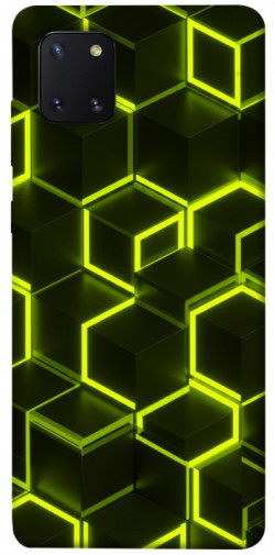 Чехол itsPrint Neon hexagon для Samsung Galaxy Note 10 Lite (A81)