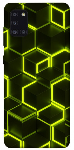 Чехол itsPrint Neon hexagon для Samsung Galaxy A31
