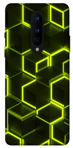 Чехол itsPrint Neon hexagon для OnePlus 8