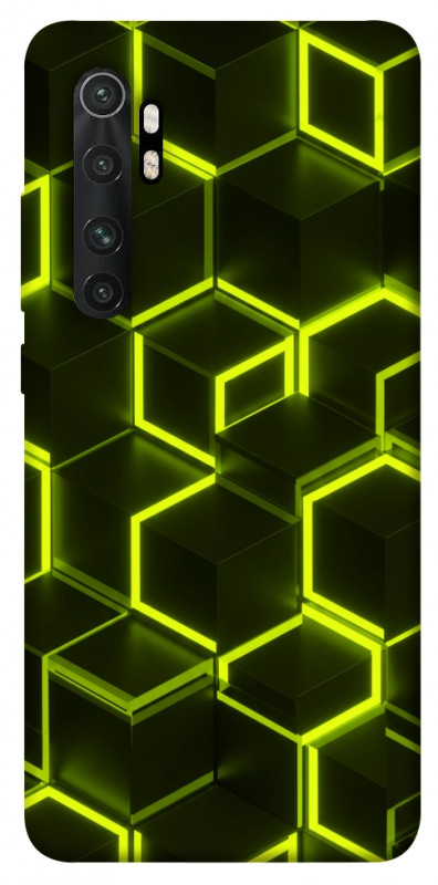 Чехол itsPrint Neon hexagon для Xiaomi Mi Note 10 Lite, паттерн, купить оптом с доставкой