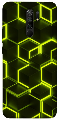 Чехол itsPrint Neon hexagon для Xiaomi Redmi 9