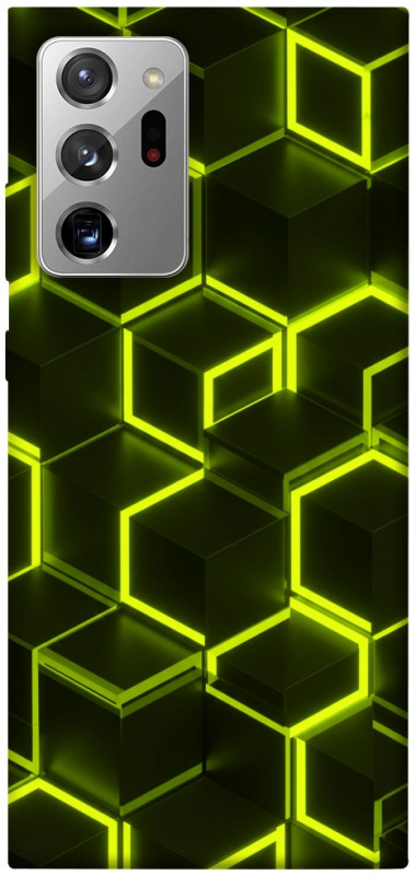 Чехол itsPrint Neon hexagon для Samsung Galaxy Note 20 Ultra, паттерн, купить оптом с доставкой