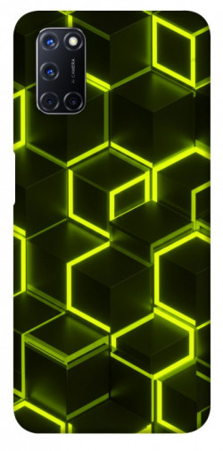 Чехол itsPrint Neon hexagon для Oppo A52 / A72 / A92