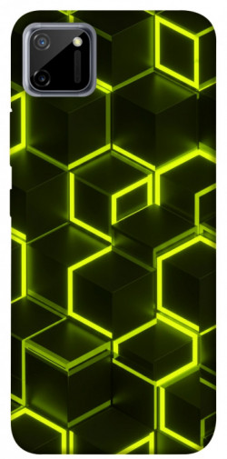 Чехол itsPrint Neon hexagon для Realme C11