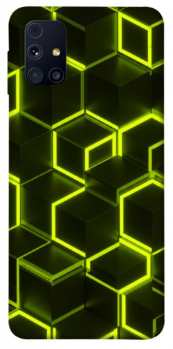 Чехол itsPrint Neon hexagon для Samsung Galaxy M31s