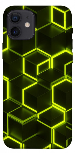Чехол itsPrint Neon hexagon для Apple iPhone 12 Pro (6.1")