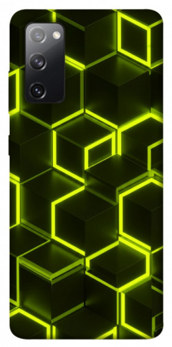 Чехол itsPrint Neon hexagon для Samsung Galaxy S20 FE