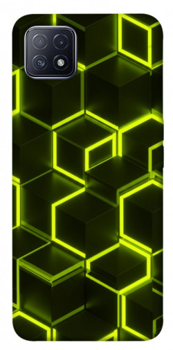 Чехол itsPrint Neon hexagon для Oppo A73