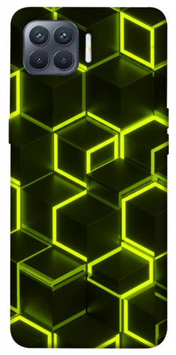 Чехол itsPrint Neon hexagon для Oppo Reno 4 Lite