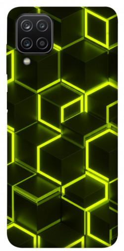 Чехол itsPrint Neon hexagon для Samsung Galaxy A12