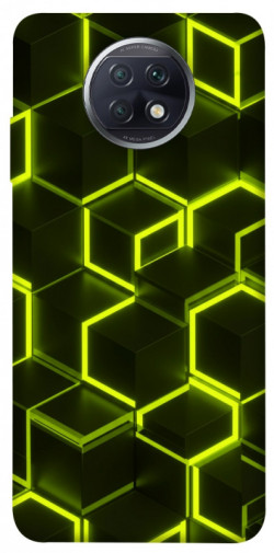 Чехол itsPrint Neon hexagon для Xiaomi Redmi Note 9 5G / Note 9T