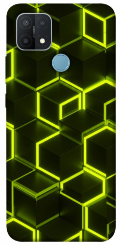 Чехол itsPrint Neon hexagon для Oppo A15s / A15