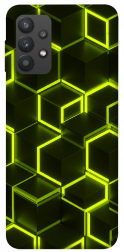 Чехол itsPrint Neon hexagon для Samsung Galaxy A32 (A325F) 4G