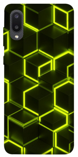 Чехол itsPrint Neon hexagon для Samsung Galaxy A02