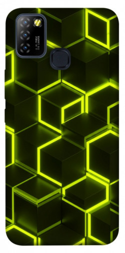 Чехол itsPrint Neon hexagon для Infinix Hot 10 Lite