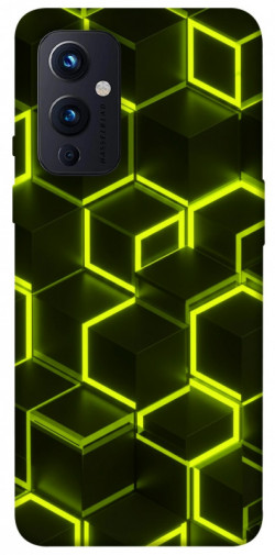 Чехол itsPrint Neon hexagon для OnePlus 9