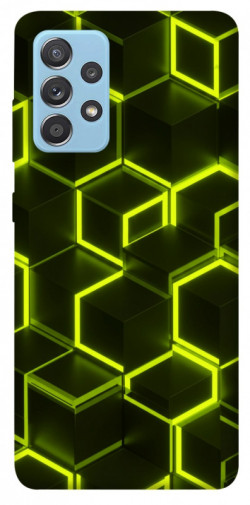 Чехол itsPrint Neon hexagon для Samsung Galaxy A52 4G / A52 5G