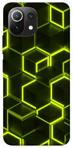 Чехол itsPrint Neon hexagon для Xiaomi Mi 11 Lite