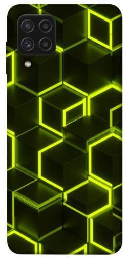 Чехол itsPrint Neon hexagon для Samsung Galaxy A22 4G