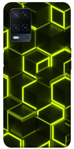Чехол itsPrint Neon hexagon для Oppo A16s / A16