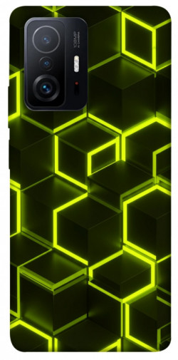 Чехол itsPrint Neon hexagon для Xiaomi 11T / 11T Pro