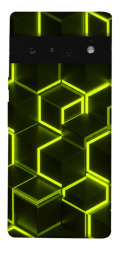 Чехол itsPrint Neon hexagon для Google Pixel 6 Pro