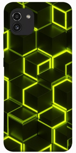 Чехол itsPrint Neon hexagon для Samsung Galaxy A03