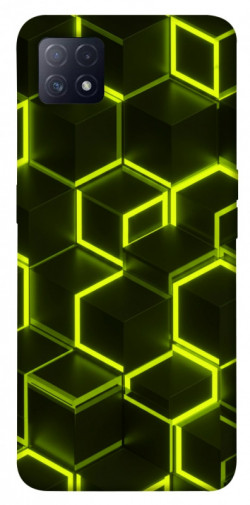 Чехол itsPrint Neon hexagon для Oppo A72 5G / A73 5G