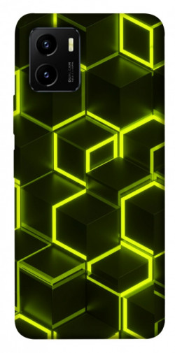 Чехол itsPrint Neon hexagon для Vivo Y15s