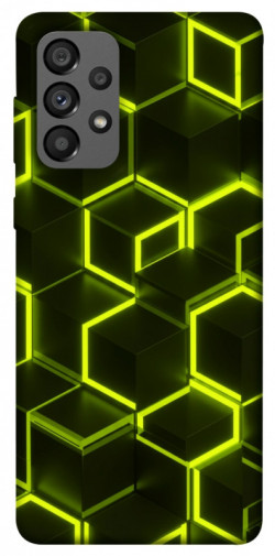 Чехол itsPrint Neon hexagon для Samsung Galaxy A73 5G